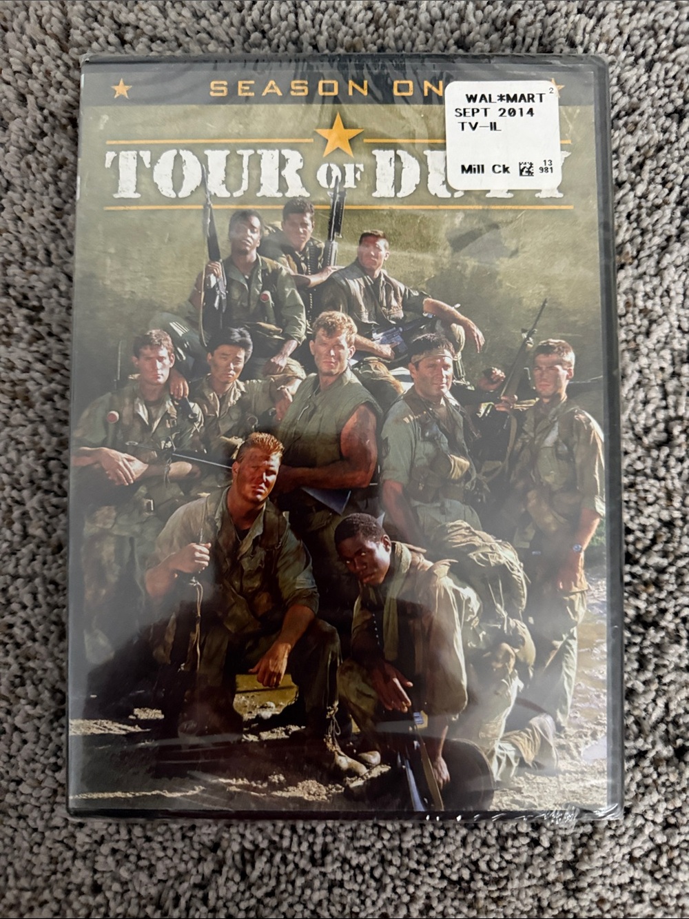 Tour of Duty Season One DVD - Army Green Cover